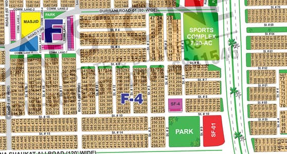 1 Kanal Prime Location Plot Sector F, DHA Multan | Ideal for Dream Home or Investment