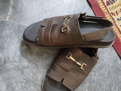 Sandle and shoes in good condition 42 size very less used