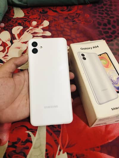 Samsung A04 with box