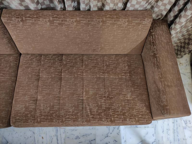 L shape sofa set 4