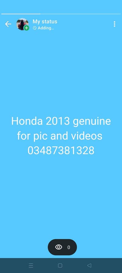 honda 2013 70cc bike for sell