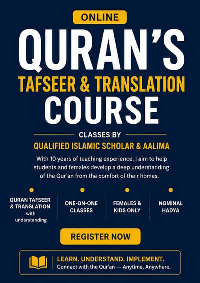 Online Quran's Tafseer & Translation