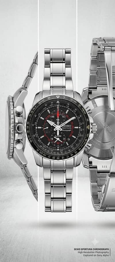 Seiko Sportura Flightmaster Pilot Chronograph (SNAE99P1) — 10/10 Mint