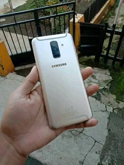 03237004371 Samsung Galaxy A6+ Dualsim fingerok metallic body no fault