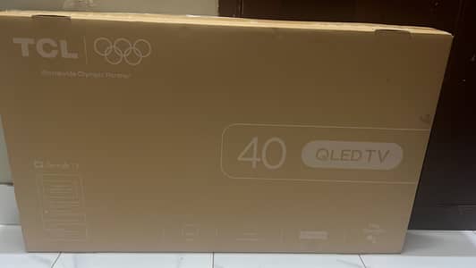 TCL 40” QLED Google TV – Brand New (Box Packed)