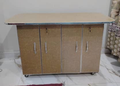 new brand Iron stand with cabinets