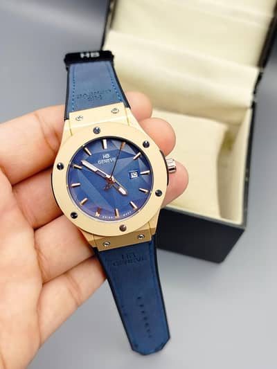 HB Geneve Brown Gold Luxury Watch