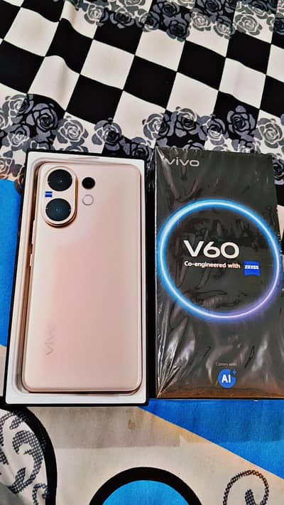 Vivo V60 box pack condition 10 11 maa warranty 10 by 10 sman pack
