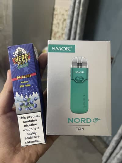 Nord GT Pod 80 Watt with Free Blueberry Flavour (01 Month Used only)