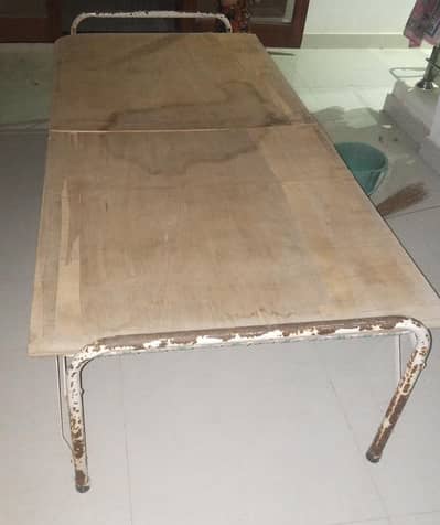 folding palang with mattress