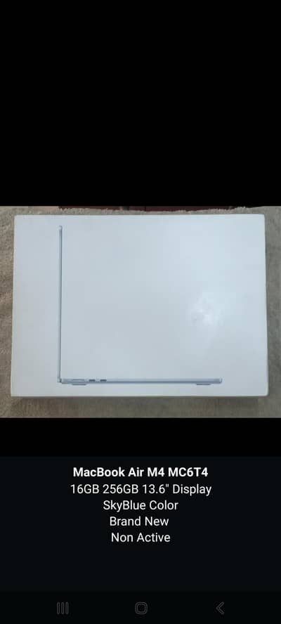 MacBook Air M4 16GB 256GB 13.6" Brand New & Used Under Apple Warranty