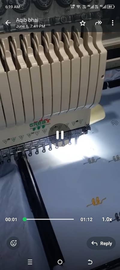Great 12 Needle 1-Head Sample