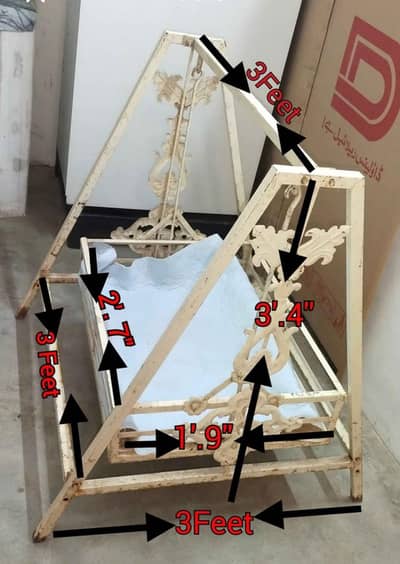 BABY SWING CRADLE FULL IRON NEW STYLE Good Condition