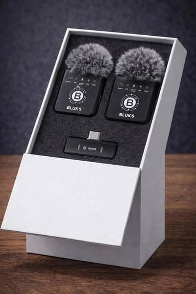 Bluk's Bx -18 Dual wireless mic with ANC | Coller mic for YouTube vlog