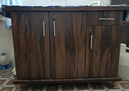 wooden ironing table/ cupboards /cabinet