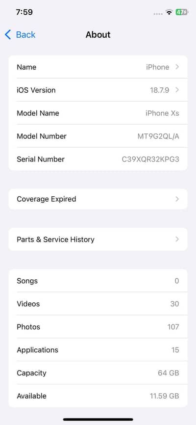 Apple iPhone XS