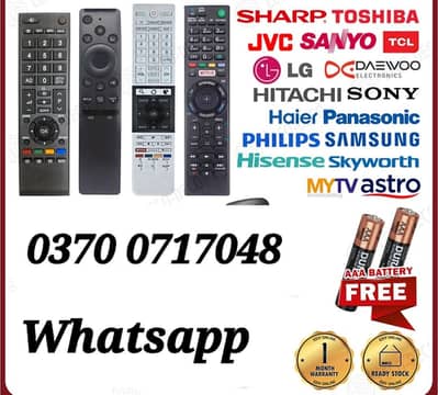 Ac Remote TV Remote LED Remote LCD Remote Universal Remote New Remote