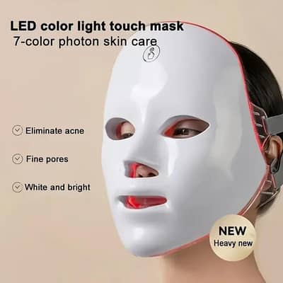 LED Silicone Skin Rejuvenation Mask for Anti-Wrinkle & Acne Care