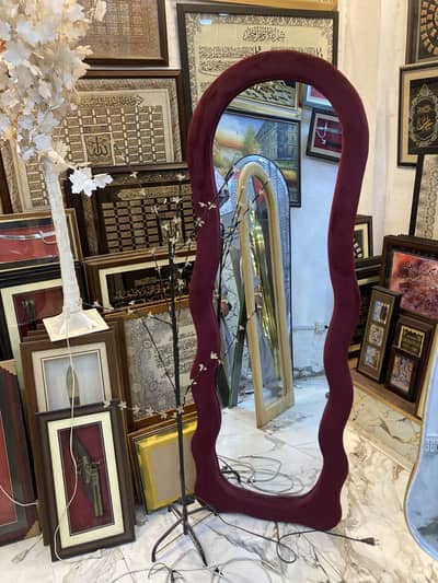 Poshish standing mirror with led lights