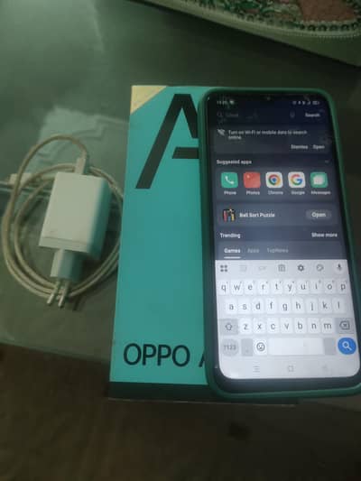 OPPO a 16 e 4+1 GB 64 GB with box and charger