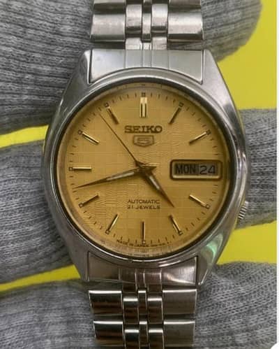 seiko 5 automatic  , 21  jewels , working, orient,Rico, citzen