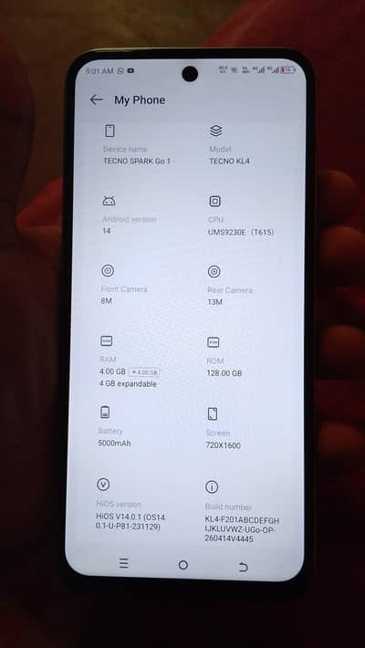 Tecno Spark Go 1
