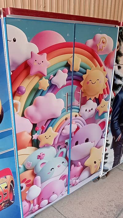 kids wardrobe \ double Door almari \ kids almari for sale