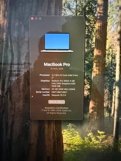 MacBook Pro 15-inch 2018 | 32GB RAM | i7 | Radeon Pro