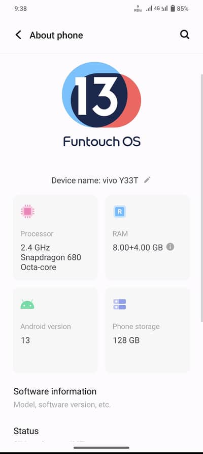 VIVO Y33T