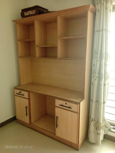 STUDY TABLE WITH BOOK SHELVES FOR SALE