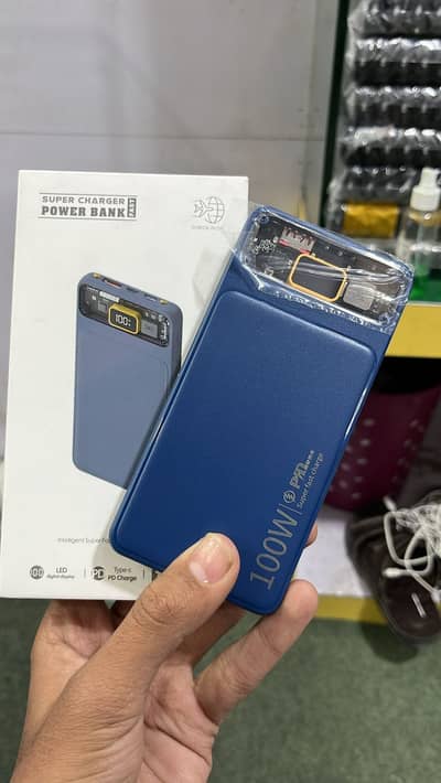 Super charger Power bank 100W fast charging