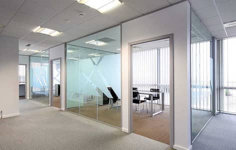 Gypsum partition-Glass partition-Wallpanel-Fancy ceiling-Media wall