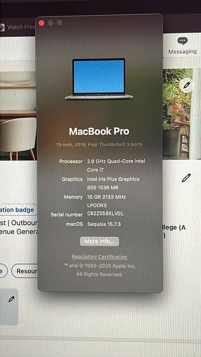 Macbook Pro 2019- 13inch