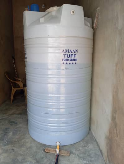 AMAAN TUFF Food Grade Water Tank 2000 Liter (10 Days Used Only)