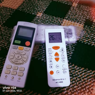 2 A,C remote