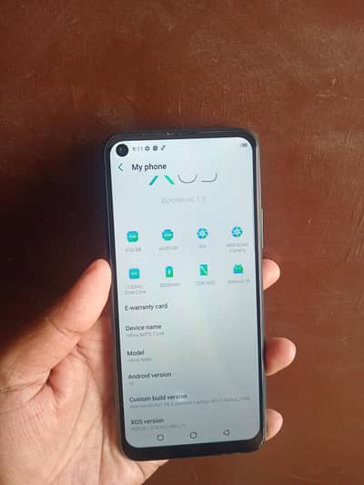 Infinix note 7 lite 4/64 approved finger fail