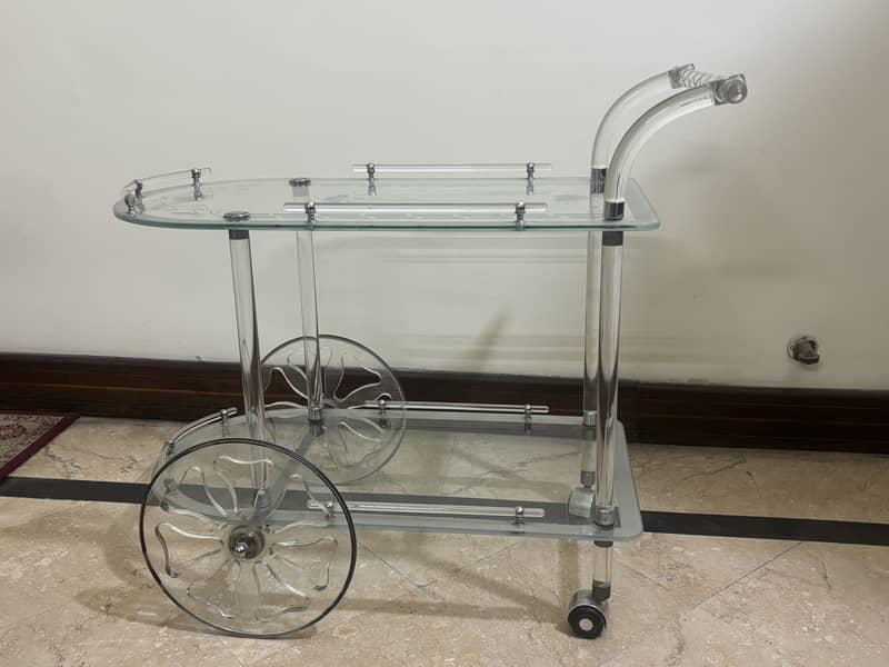 Glass Tea Trolly 0