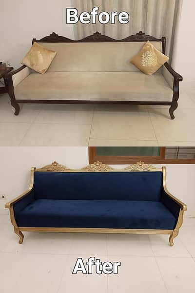 Sofa Maker - Fabric Change - Sofa Repair - Furniture polish - Sofa