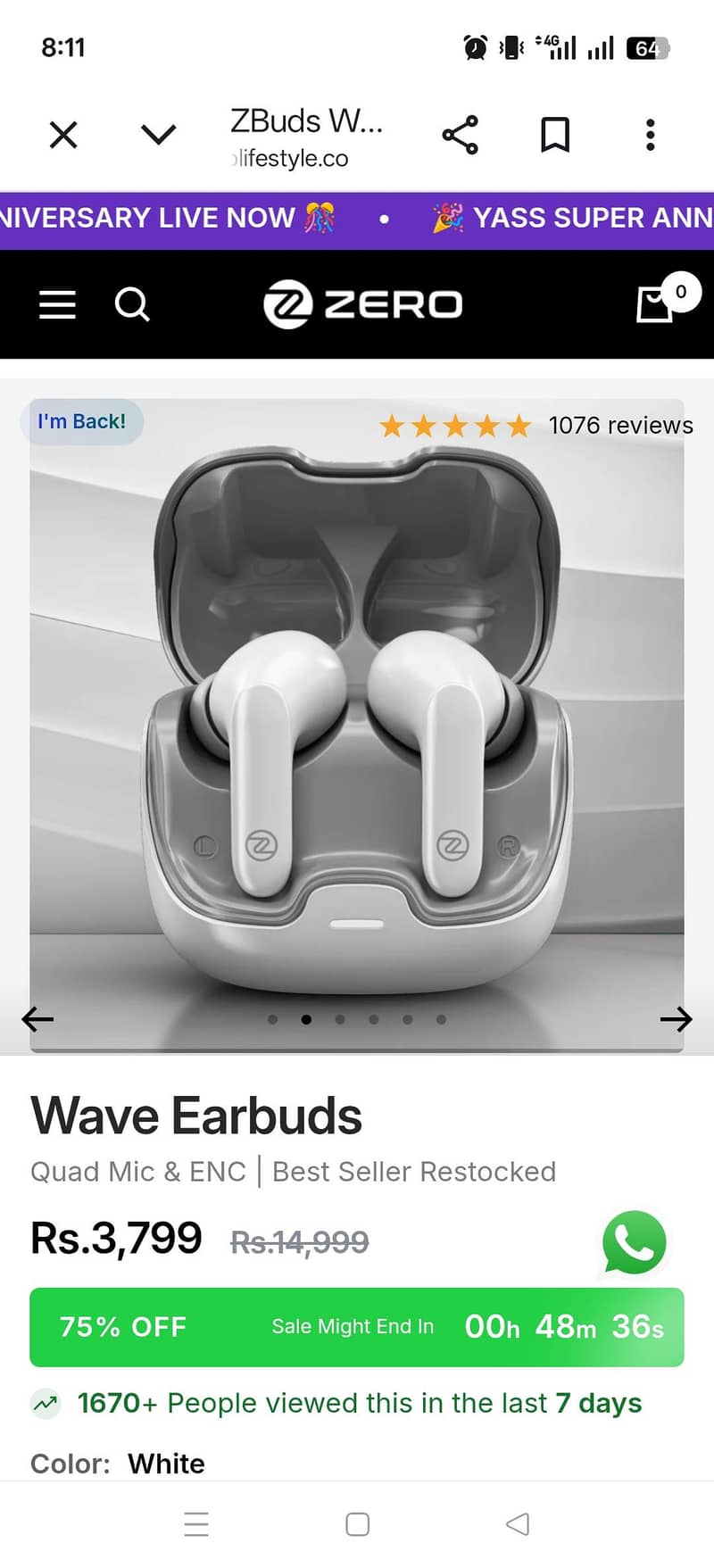 zero Evo earbuds 1
