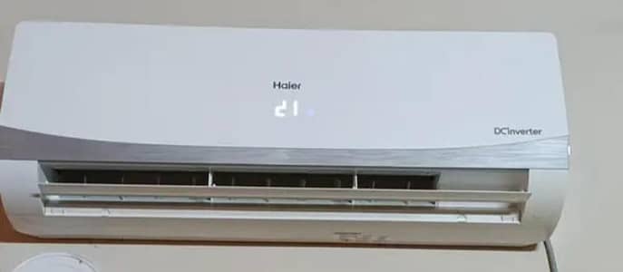 Haier 1.5 ton Dc inverter heat and cool totally genuine