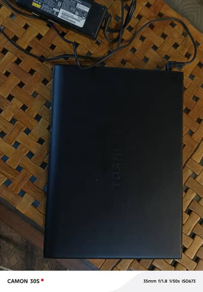 Toshiba Laptop with its genuine charger