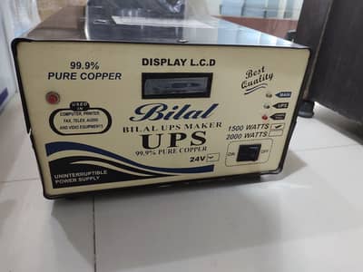 1500W UPS with Copper Winding + 2 × 230Ah Batteries | Heavy Duty Powe