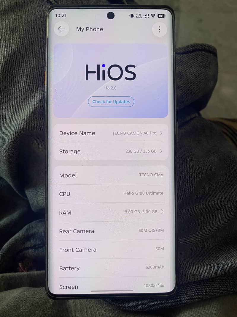 Tecno CAMON 40 Pro 8