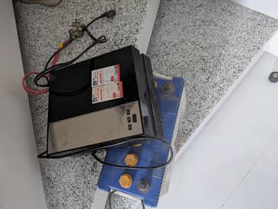 Used 800Watt Ups with battery 100amp