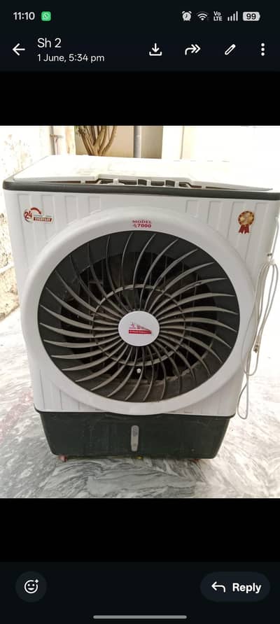 1 season used air cooler in good condition