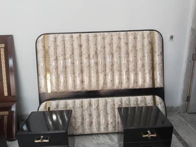 Double Bed & Dressing Table beautiful looking  03216679116 contact
