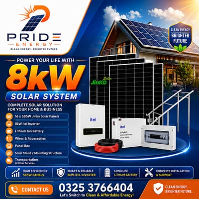 8kW Solar System Complete Setup | Panels Inverter Battery Install