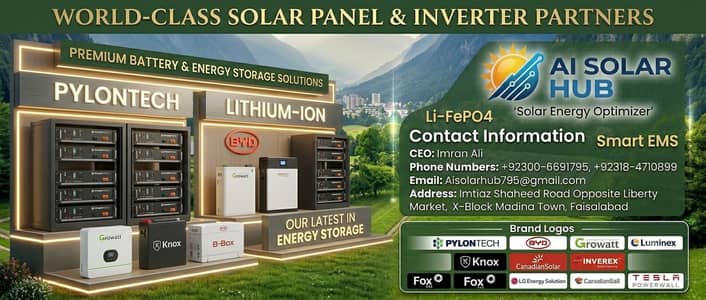 Lithium Batteries LiFePO4 | Pylontech, BYD, Knox | Solar Panel Battery
