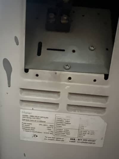 Heir 1.5 ton non inverter ac used