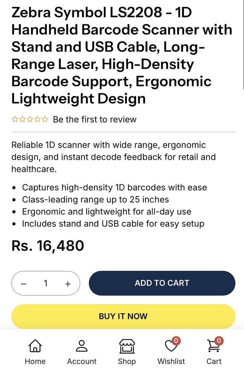 Barcode scanner 2